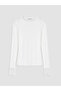Lcw Vision White Crew Neck Lace Detailed Women's Bodysuit - 5