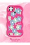 Realme C21Y Compatible Case Camera Protector Red Silicone Couple Phone Case Floral Pattern - 2