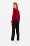 Unisex children's cycling collar tracksuit set burgundy-301 - 7