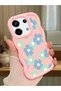 Redmi Note 13 Pro 5g Compatible Case Camera Protector Pink Silicone Couple Phone Case Floral Pattern