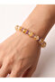 Citrine - Amethyst Natural Stone Bracelet (10 mm) - 2