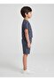 Boys Navy Gaming Controller Print T-Shirt and Shorts Set - 4