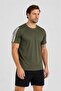 3-Piece Sleeve Stripe Quick Dry Breathable Fabric Sports T-Shirt - 4