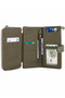 Women's Genuine Leather Zippered Multi-Compartment Long Wallet - 5