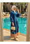 Women's Viscose Ethnic Patterned Hijab Dress - 4