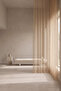 Mira Series Mesh Tulle Curtain Without Pleats - Beige - 5