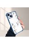 iPhone 15 Compatible Transparent Back Panel Four-Corner Reinforced Impact Protection Glossy Edge Silicone Case - 5