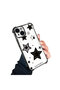iPhone 14 Compatible Transparent Back Panel Four-Corner Reinforced Impact Protection Glossy Edge Silicone Case - 2