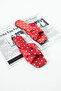 Perla Women's Polka Dot Satin Daily Slippers Red - 4