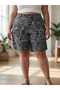 Plus Size Lycra Viscose Combed Cotton Pocket Shorts - 2