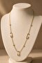 Figured Anti-Tarnish Steel Adjustable Chain Luxury Necklace - 2