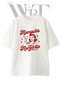 Pinup Margarita Design Printed Unisex White Oversize T-Shirt