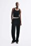 Tie-detail balloon trousers - 2