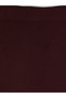 Burgundy Elastic Waist A-Line Knitwear Skirt - 6