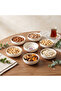 Gonca 8 cm 6-Piece Porcelain Breakfast Presentation-Snack Bowl Set - 2