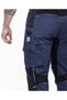 Work trousers in Cotton and Elastane, with reflective elements, 4XSTRETCH, with - 5