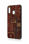 Samsung A20-A30 Compatible Vintage Carpet Patterned Silicone Case - 4