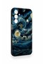 Samsung A25 Compatible Starry Night Patterned Silicone Case - 4