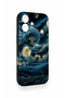 iPhone 17 Compatible Starry Night Pattern Silicone Case - 3
