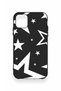 iPhone 11 Compatible Black Mega Star Patterned Silicone Case - 2
