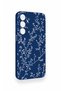 Samsung A55 Compatible Thin Leaf Branch Patterned Silicone Case - 3