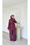 Women's Voile Layered Hijab Set - 3