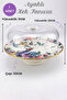 19-Piece Flore Tea and Cake Presentation Set for 6 People, Cake Plate, Cake Pan, Fruit Bowl, Cookie Holder - 6