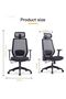 Ergonomic Office Chair | High Density Mould Sponge & Adjustable Headrest - 4