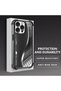 iPhone 15 Pro Max Compatible Transparent Back Four-Corner Reinforced Impact Protection Silicone Case - 4