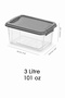 4-Piece 3 Liter Multi-Purpose Organizer - Elora Lockable Lid In-Cabinet Organizer Storage Box Gray - 5
