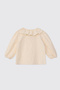 Girl's Beige Collared Shirt - 2