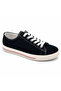 Men's Black Canvas Sneaker Casual Sports Shoes – Lace-Up Comfortable Walking and Daily Use Shoes