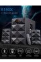 Bluetooth Multimedia Speaker with Subwoofer Satellite Speaker Digital LED Display Remote Digital FM & USB, 2.1 Channel, A180X, Black