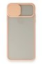 Aconcept iPhone XS Max Case Palm Frosted Camera Sliding Silicone (205954) - Pink - 2