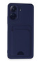 Aconcept Redmi 13C Case Kelvin Silicone with Business Card Holder (90055) - Navy Blue