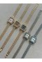 Silvia Model Gold Yellow Metal Cord Women Wrist Watch - 5