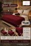 100% Cotton Linen Ruffled Sofa Cover Velora Series, Bed Runner, Decorative, Modern Design, Non-Slip, Dust-Repellent, Anti-Pilling, 90X200 cm - 3