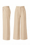 Women's Terra 100% Linen Trousers Summer Breathable Latte W351-K0402-02 - 5