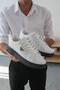 Zrk-ph2 premium high quality white black gel sole lace-up daily men's sneakers