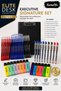 Executive Desk Series Executive Signature Set Professional Office Stationery Set – Black Secretary, Ballpoint Pen, Signature Pen, and Highlighter Set