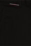 Men Slim Fit Embroidered Logo Chino Pants, Black - 3