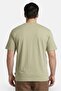 Men Crew Neck Short Sleeve Ribbed T-Shirt, Sage Green - 4