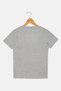 Kids Boy Sportswear Fit Short Sleeve Brand Logo Outdoor T-Shirt, Dark Grey - 3