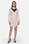 Women Stripe Mini Dress, Pink - 2