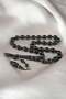 Hand polish hand carved high level shooting şükrü baba premium series ebony wood tasbih