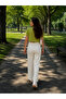 Women's Wide-Legged Cotton Pants - 2