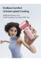 Handheld Fan Life9S, Turbo Power: High-Speed Motor, Up to 22H Runtime, 5000mAh Rechargeable, 5-Speed, Mini Pocket Design, Portable Fan for Travel, Outdoor, Gifts for Women Men– Pink - 3