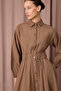 Elastic Waist Poplin Dress - 2