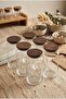 Nero Zone Bamboo Lid Glass Storage Container 1300 ml Set of 6 - Vacuum Sealed Pantry Storage Jar Set - 3