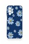 Samsung A23 Compatible Blue Daisy Patterned Silicone Case - 2